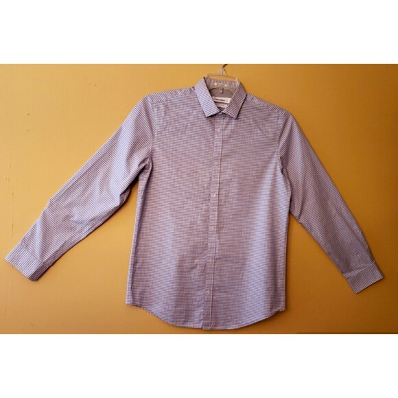 Calvin Klein Infinite Cool Men's Long Sleeve Woven Shirt  Non-Iron Bottom Up S/P - Picture 5 of 14